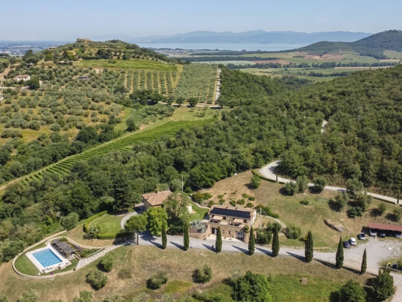 Appartamento intero, "Poggio del Pero" in Panicale, Lago Trasimeno