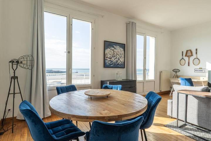 Gîte pour 6 personnes, avec vue et balcon dans Nausicaá Centre National de la Mer