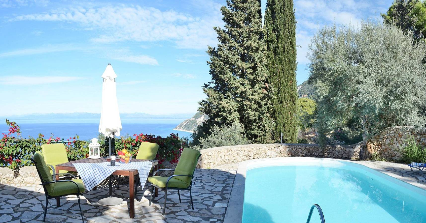 Villa Vista Splendida mit privatem Pool in Agios Nikitas, Griechenland