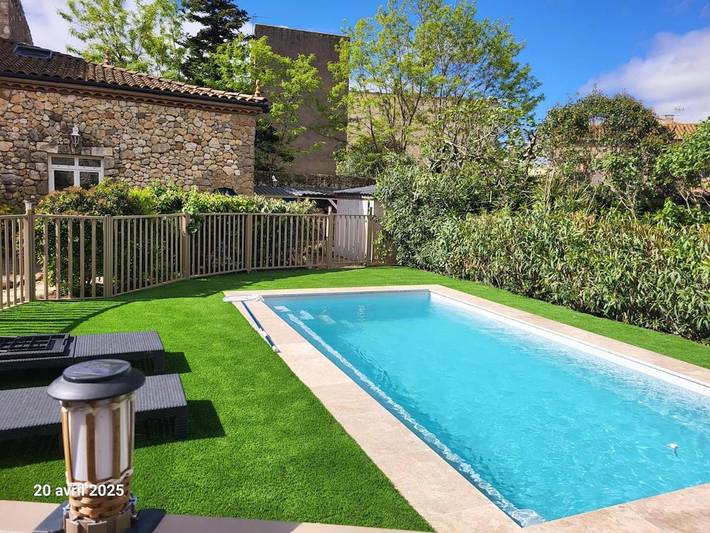 Maison de vacances pour 5 personnes, avec terrasse et piscine