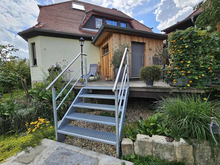 Ferienwohnung für 3 Personen, mit Garten und Balkon, kinderfreundlich in Freyburg (Unstrut) - 3