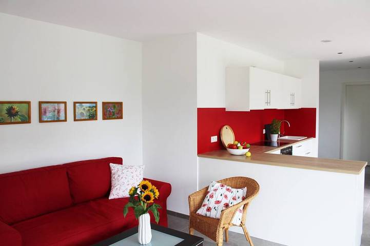 Ferienwohnung für 4 Personen, mit Terrasse und Garten