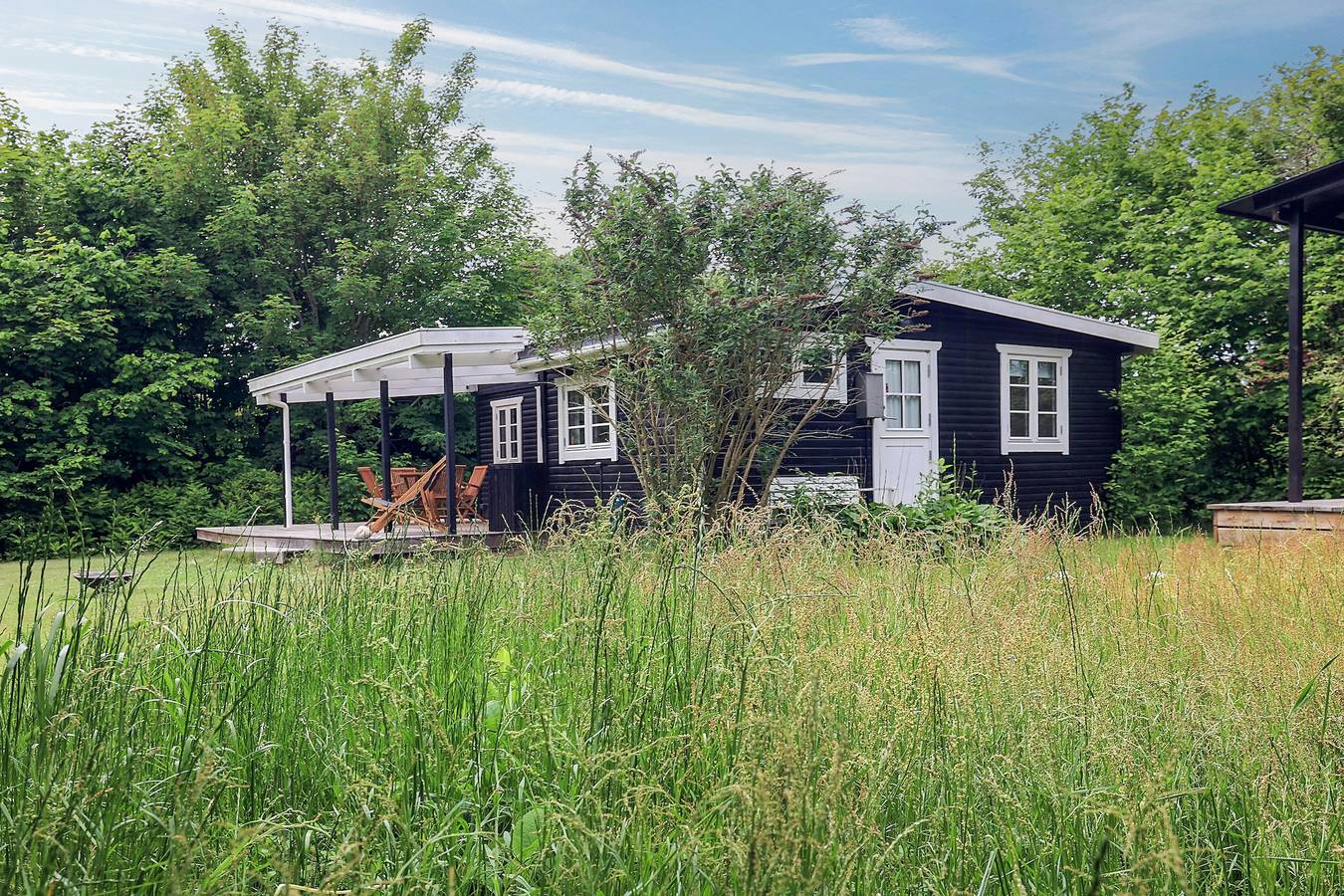 Ferienhausleben in einem intimen Holzferienhaus in Munkerup, Dronningmølle