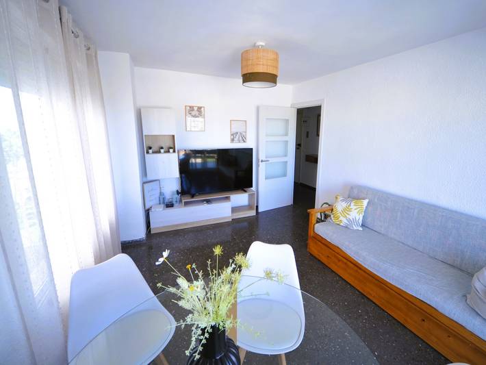 Apartamento entero, Apartamento en primera línea de playa para 6 pers. en Benicàssim in Benicasim, Costa del Azahar