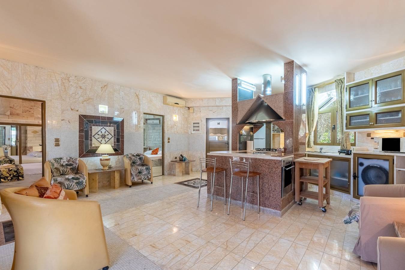 Finca 'Paco's Resort Luxury House 16' mit Meerblick, Wlan und Klimaanlage in Gaios, Paxos