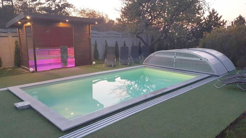 Villa für 12 Personen, mit Ausblick und Sauna sowie Garten und Pool, mit Haustier in Budapest - 3