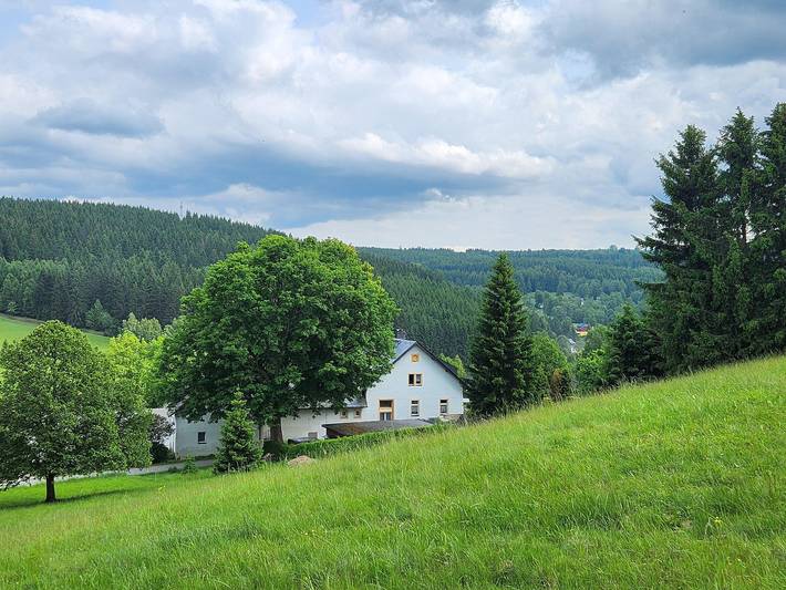 Hütte für 8 Personen, kinderfreundlich im Erzgebirge - 2