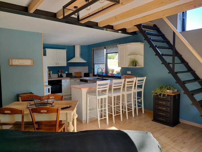 Gîte pour 5 personnes, avec terrasse, animaux acceptés à Delettes