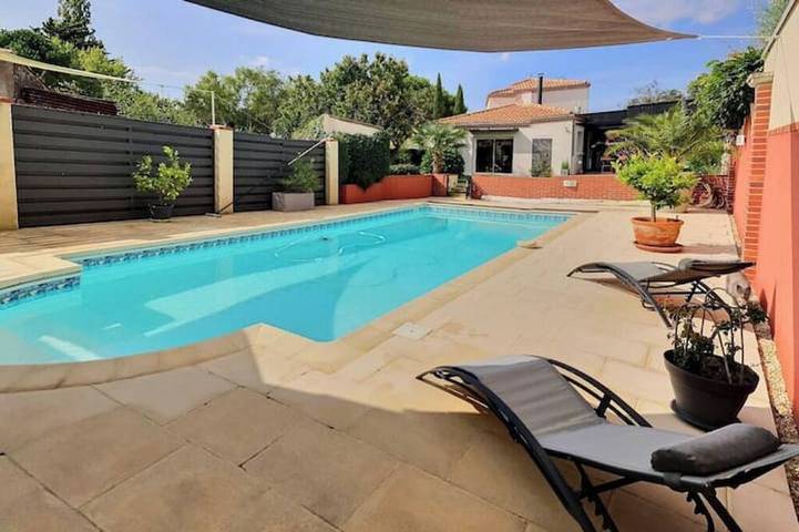 Maison de vacances pour 8 personnes, avec Jacuzzi et Piscine