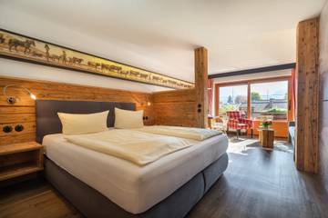 Pension pour 2 personnes, avec sauna et jardin ainsi que balcon et vue à Oberstdorf