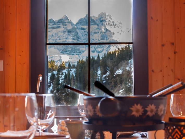 Gîte pour 6 personnes, avec vue et balcon à Val-d'Illiez - 4