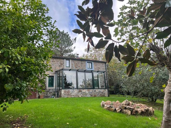Casa de férias para 6 pessoas, com Terraço e Jardim e ainda Vista em Paderne (Espanha)