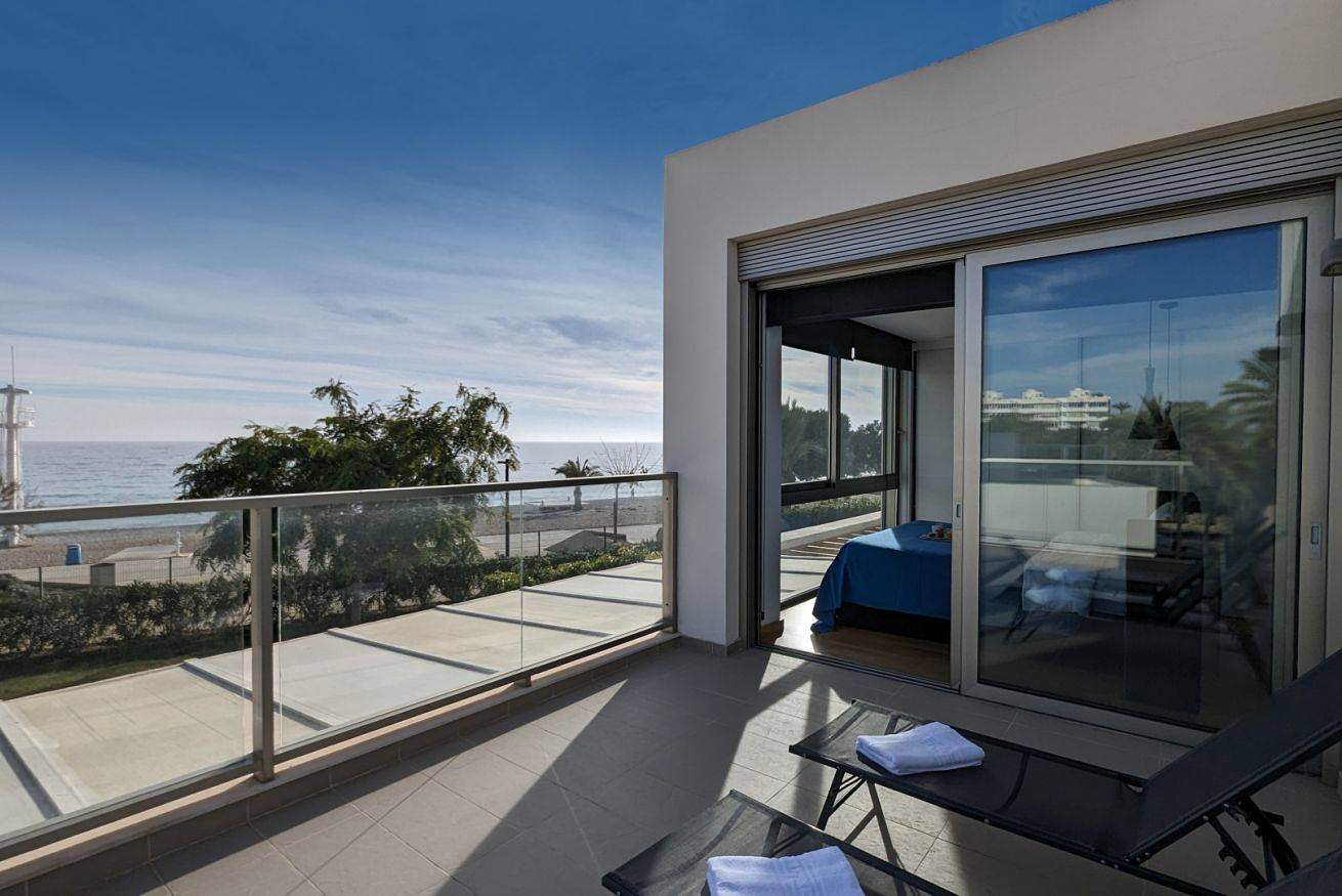 Appartement entier, Appartement de vacances pour 6 personnes avec balcon/terrasse in La Vila Joiosa, Costa Blanca