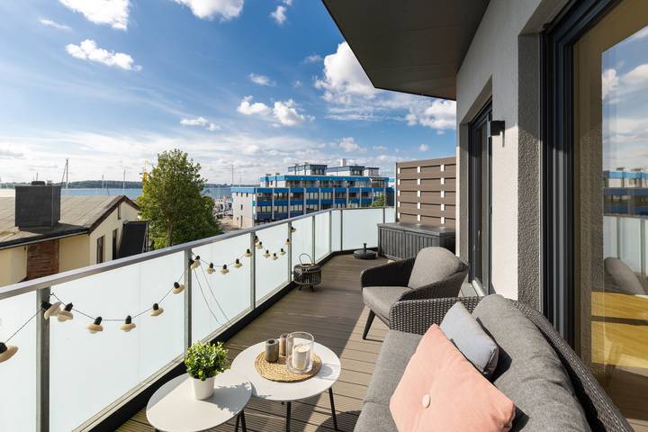 Ferienwohnung für 4 Personen, mit Balkon in Kieler Förde