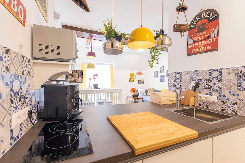 Geheel appartement, Ferienwohnung 5 - Ferienwohnungen in der Kaffeewerkstatt in Sankt Wolfgang im Salzkammergut, Traunviertel