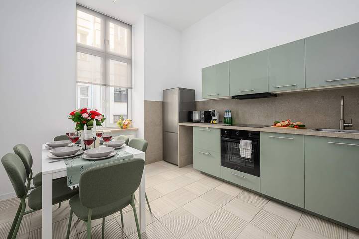 Cały apartament, Apartament wakacyjny dla 8 osób in Łódź, Województwo łódzkie