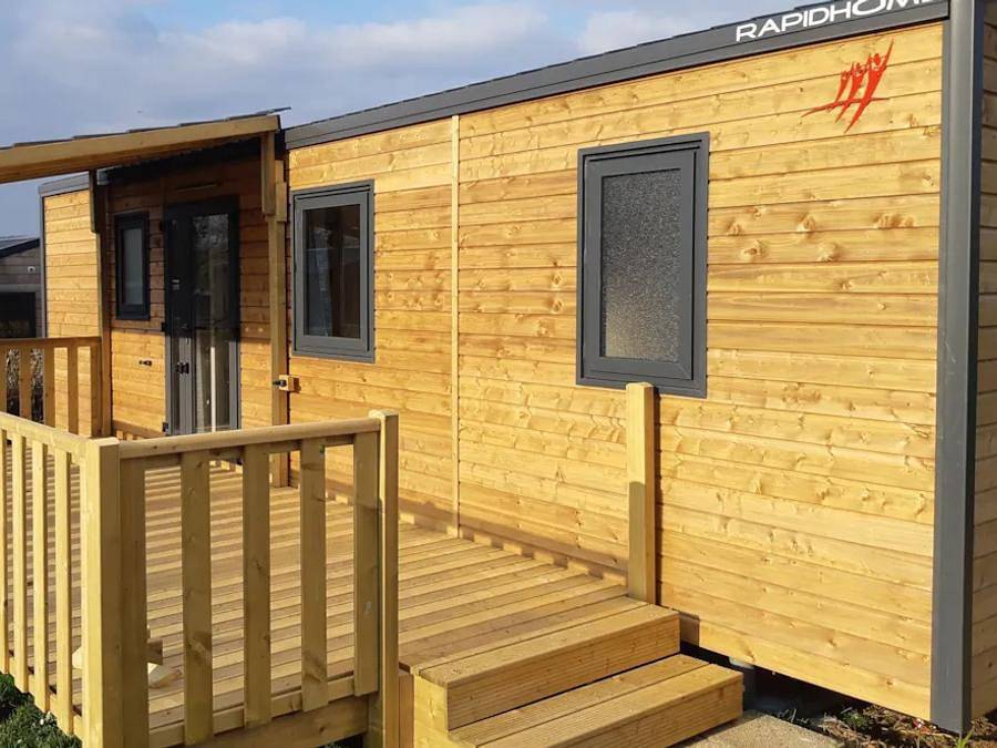 Camping Saint Jean - Mobile home 6 persons - Premium 31 sqm in Plougastel-Daoulas, Brest region