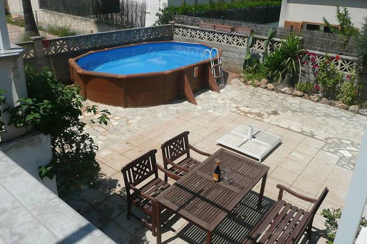 Ferienhaus für 4 Personen, mit Garten, mit Haustier