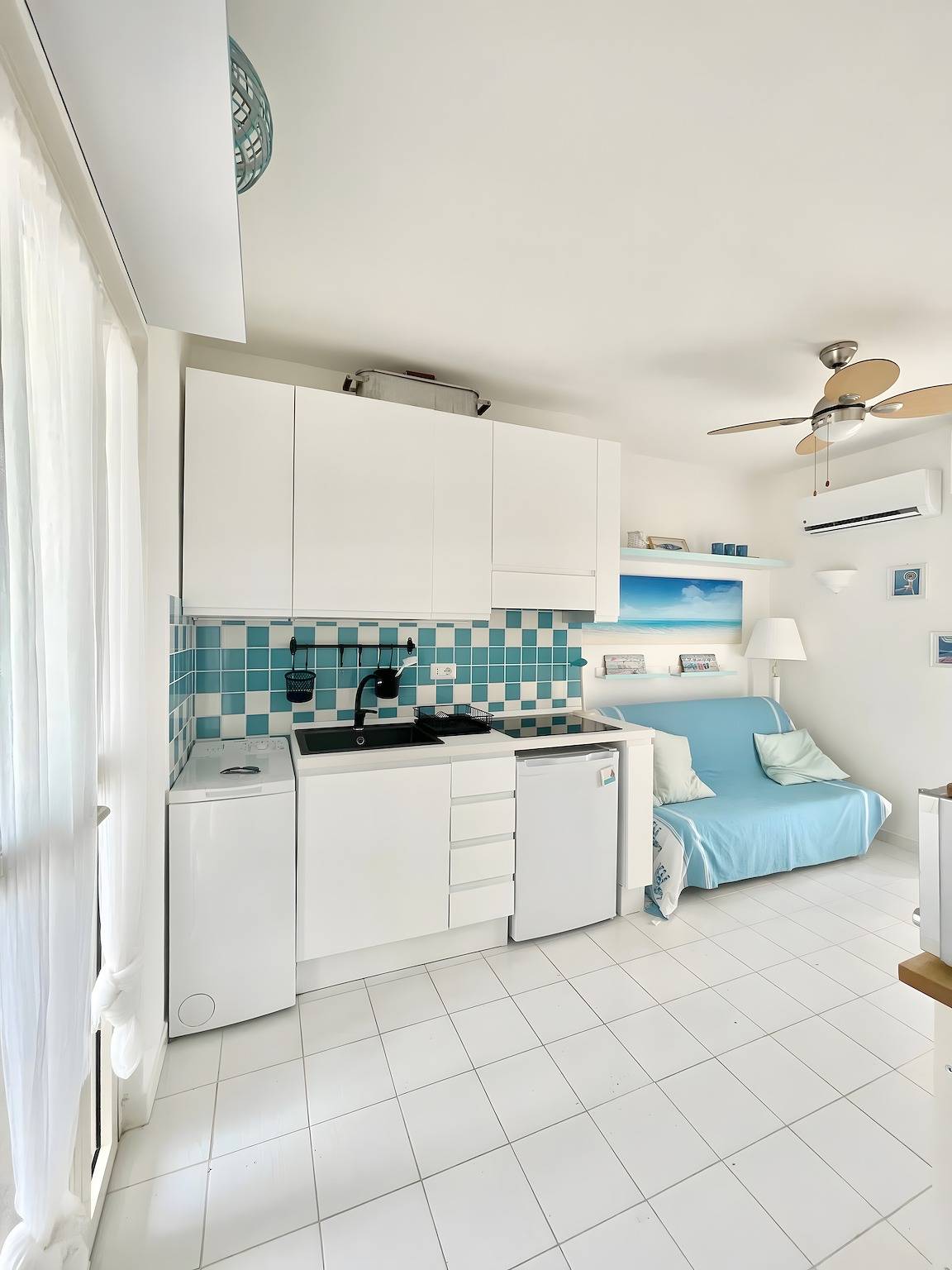 Apartamento entero, Apartamento 'Casa 19' con vistas al mar, Wi-Fi y aire acondicionado in Stintino, Nurra