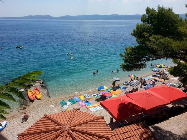 Ganze Wohnung, Ferienwohnung in Pisak mit Meerblick, Terrasse, Klimaanlage, W-Lan (4722-2) in Pisak, Omis-Riviera