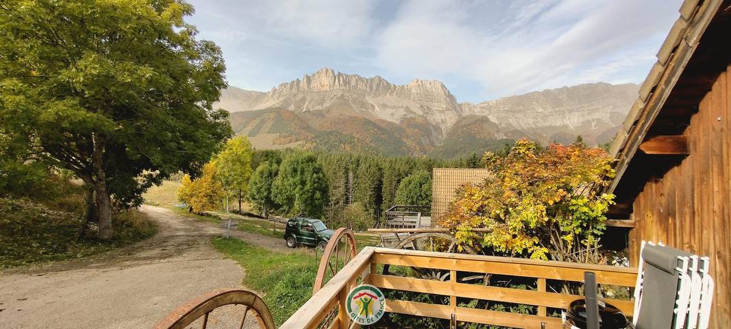 Gîte pour 3 personnes, avec terrasse, animaux acceptés à Gresse-en-Vercors - 2
