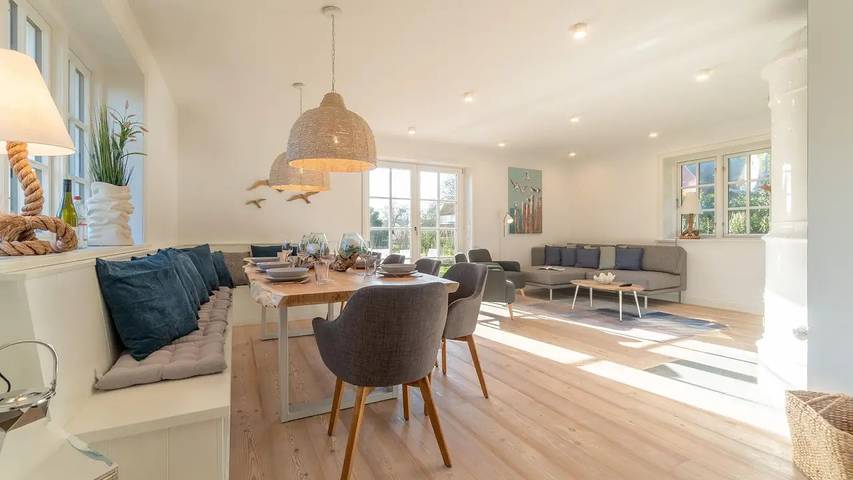 Ferienhaus für 6 Personen, mit Terrasse und Sauna sowie Garten in Oldsum - 2