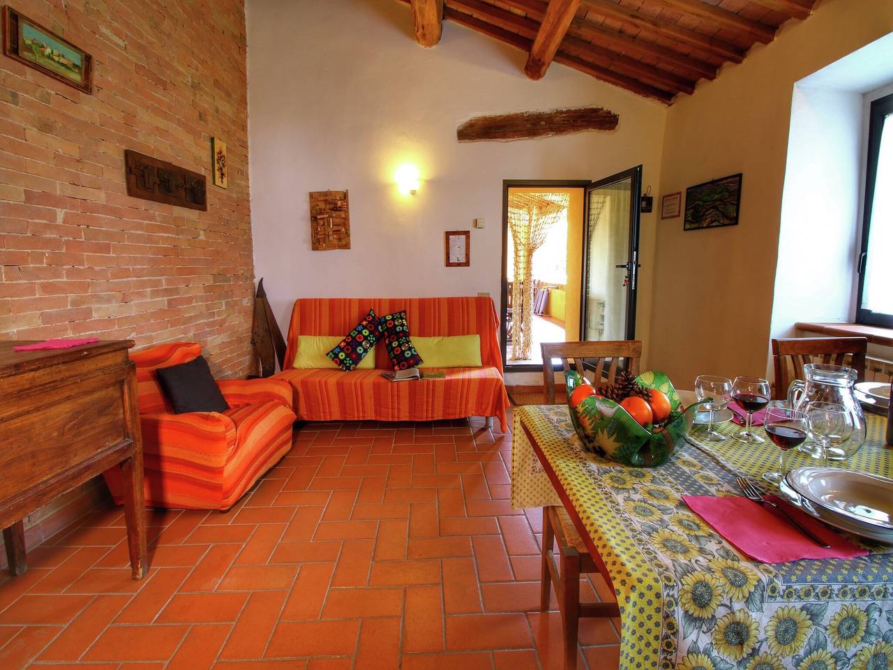 Cottage in Toscana con patio in Castiglione d'Orcia (comune), Val d’Orcia