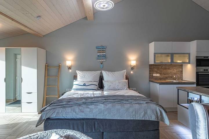 Ferienwohnung für 2 Personen, mit Sauna und Balkon in Sietow - 3