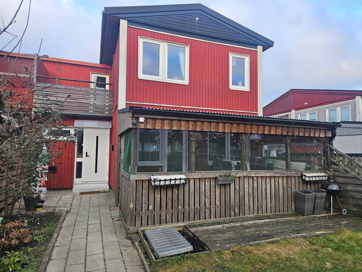 Ferienhaus für 7 Personen, mit Balkon und Terrasse sowie Garten in Malmö