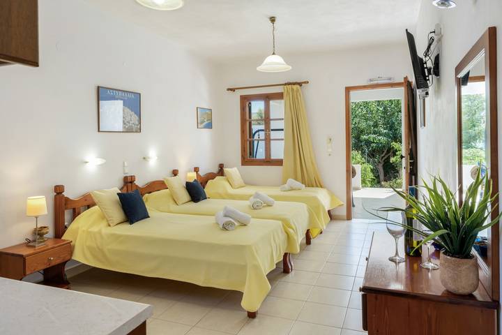 Appartement de vacances pour 3 personnes, avec Jardin