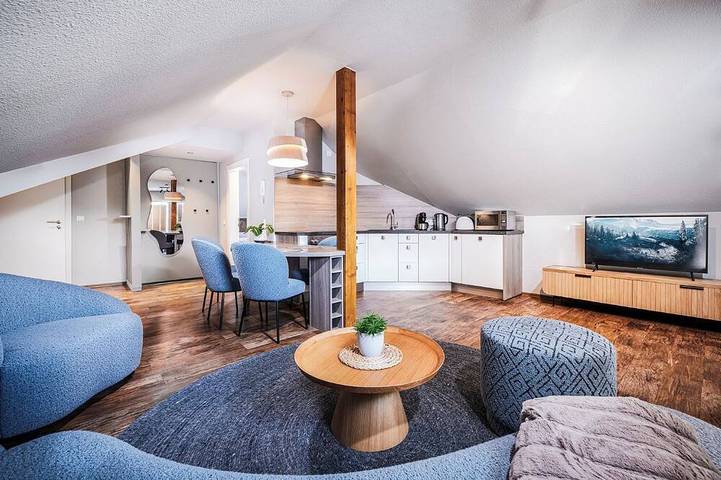Ferienwohnung für 4 Personen, mit Balkon und Sauna - 1