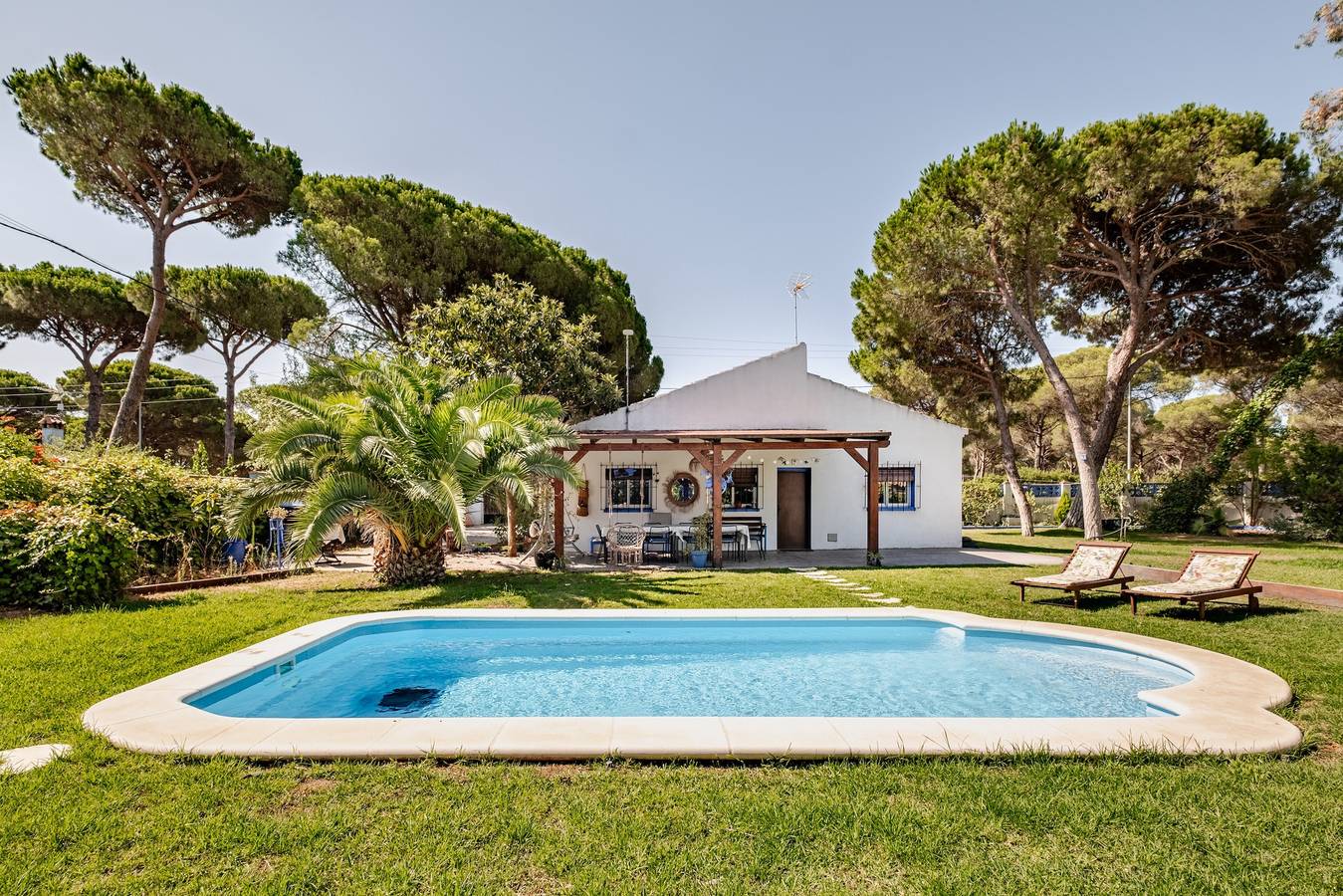 Ferienhaus 'Villa La Mayorazga Cozy Cottage' mit privatem Pool, Terrasse und Wlan in Pago del Humo, Chiclana de la Frontera