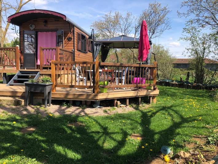 Tente pour 5 personnes, avec jacuzzi et jardin dans Côte-d'Or - 2