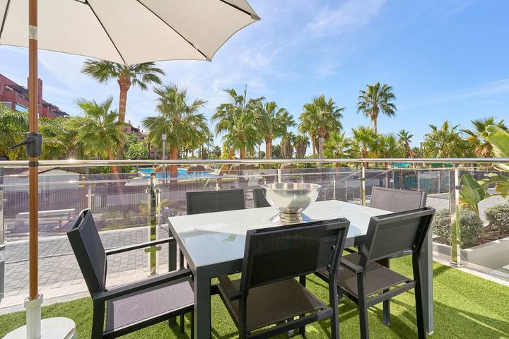 Gîte pour 6 personnes, avec balcon et bassin pour enfant ainsi que jacuzzi et jardin à Motril - 2