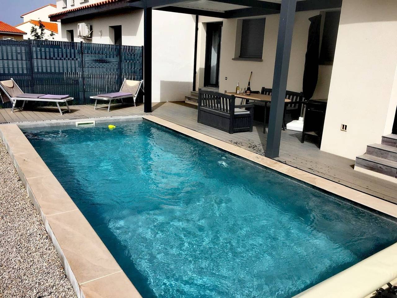 Villa Rascola Piscine 4 Étoiles avec piscine privée, Wi-Fi et climatisation in Le Boulou, Côte méditerranéenne (France)