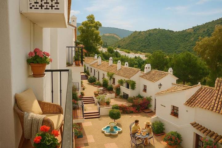 Apartamento de vacaciones para 2 personas, con balcón y piscina - 1