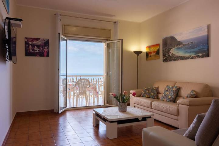 Pension voor 4 personen, met uitzicht en terras in Palermo