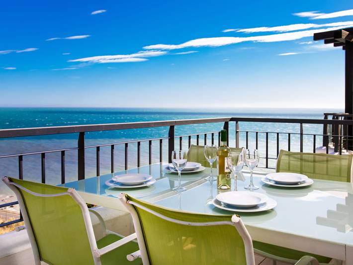 Vakantieappartement voor 4 personen, met terras en tuin in Torrox Costa