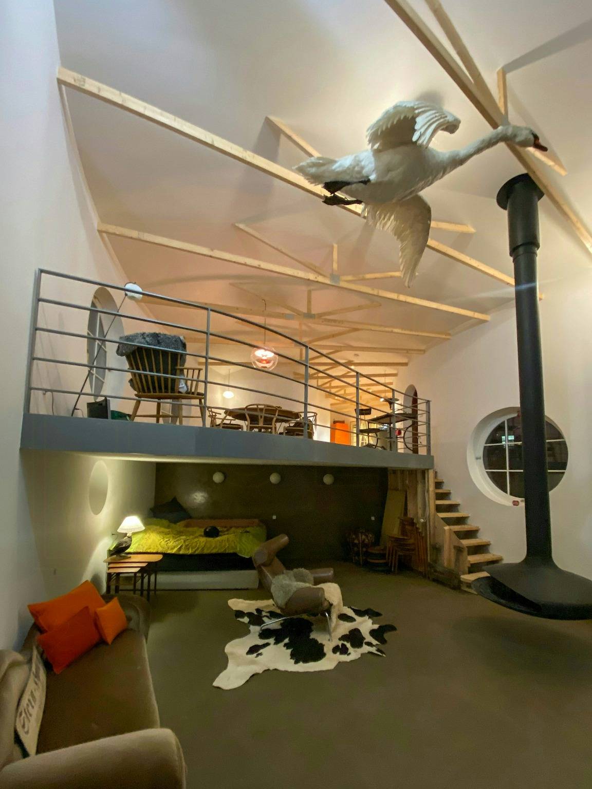 Skulpturales Haus mit Sauna am Thorsø in Silkeborg