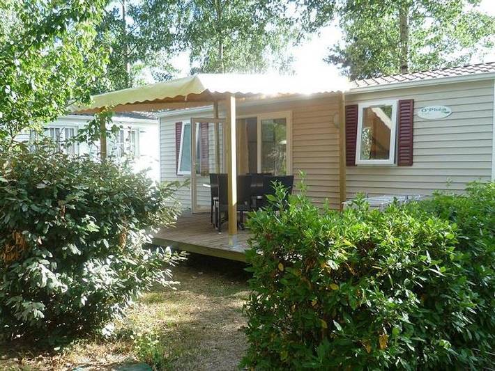 Camping Le Chêne du Lac  - Mobilheim 6 personen - Die Eiche in Bayas, Libourne und Umgebung