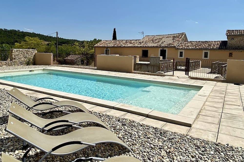 Überraschendes Bauernhaus in den Cevennen mit privatem Pool und Spa; Ruhe, Entspannung & Komfort in Vézénobres, Alès und Umgebung