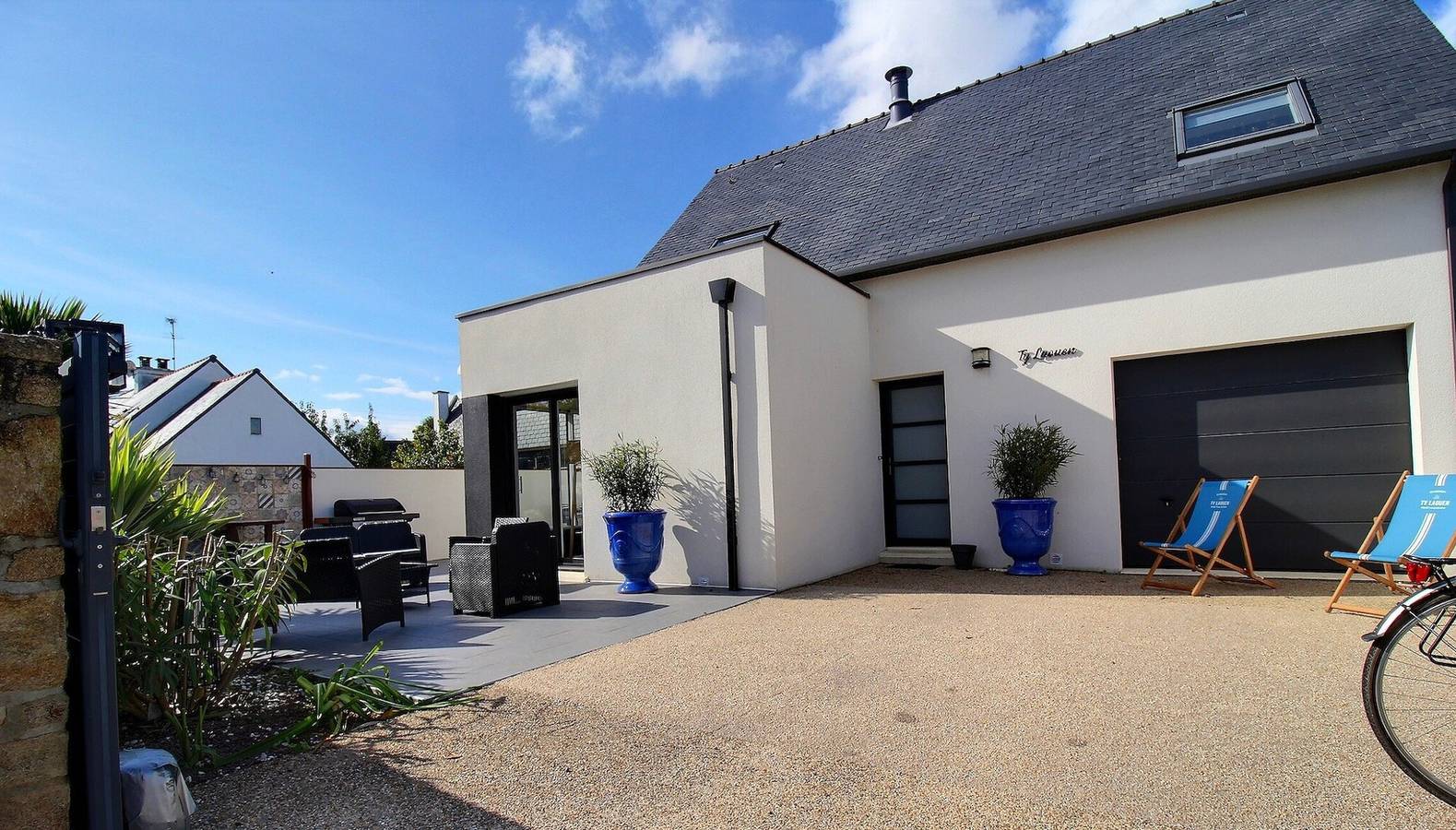 Ty Laouen Gîte Quiberon mit privater Terrasse, Garten, Fahrrädern und Wlan in Quiberon, Côte des Mégalithes