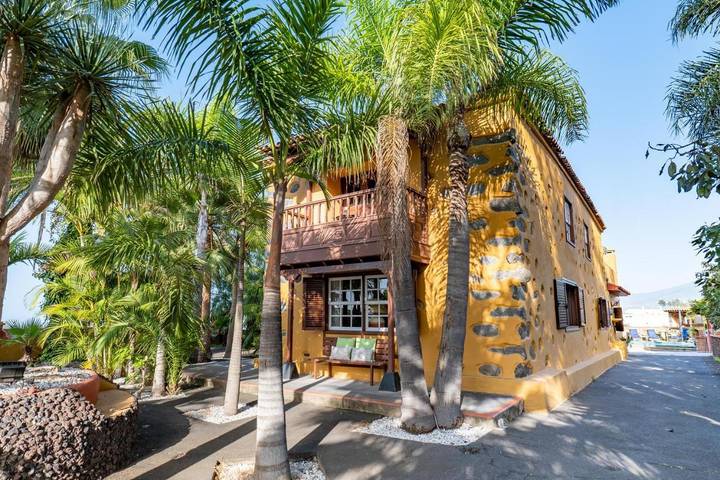 Finca für 13 Personen, mit Garten und Ausblick sowie Pool in Los Realejos - 4