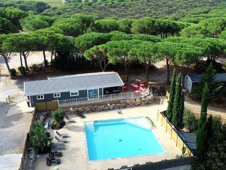 Camping Ushuaïa Villages Figurotta - Mobilheim 6 personen - Mistral in Bizanet, Côte d'Améthyste