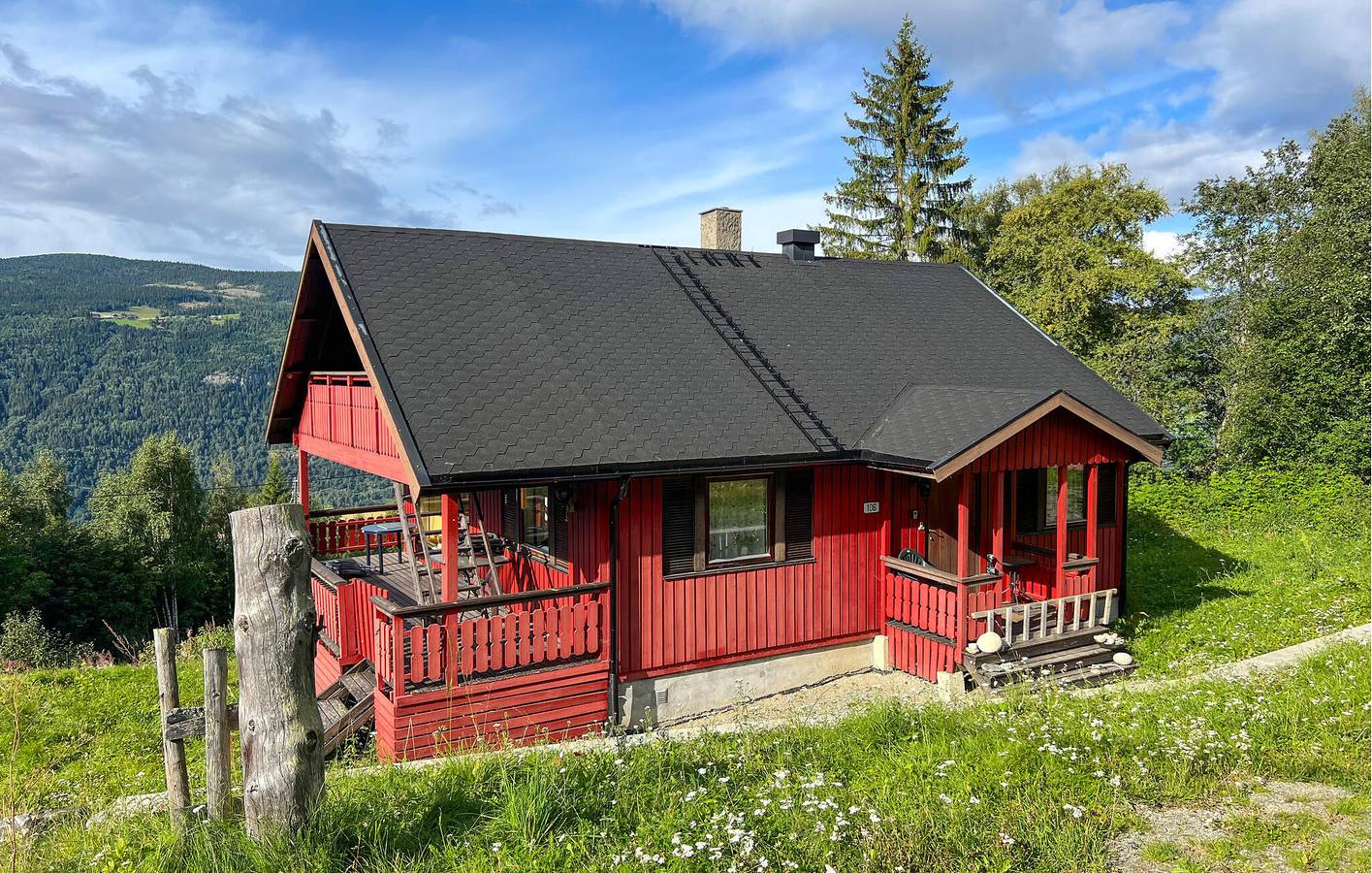 Ferienhaus für 6 Personen mit Terrasse in Sør-Fron
