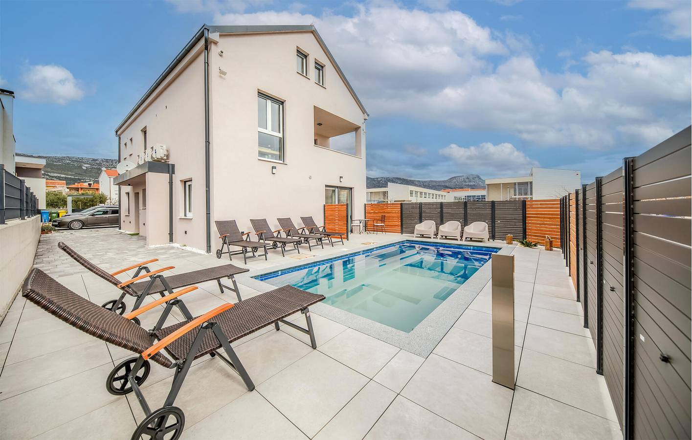 Ganze Ferienwohnung, Ferienwohnung für 5 Personen mit Terrasse in Kastel Novi, Kaštela