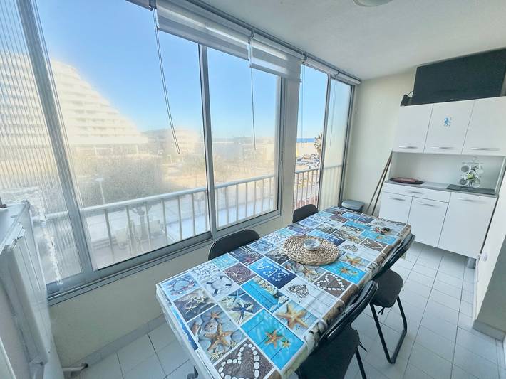 Gîte pour 4 personnes, avec balcon dans Casino de Valras Plage - 2