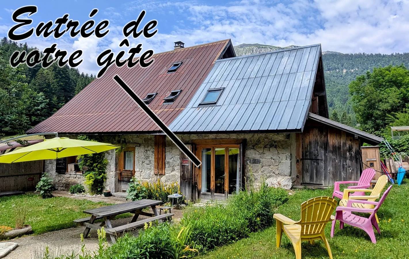 Gîte in einem typischen Chalet im Herzen der Chartreuse-Berge in Saint-Pierre-d'Entremont, Isère