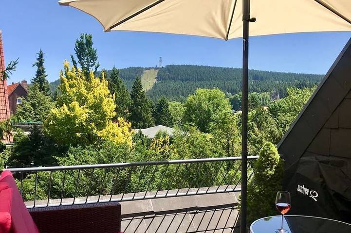 Ferienhaus für 2 Personen, mit Balkon