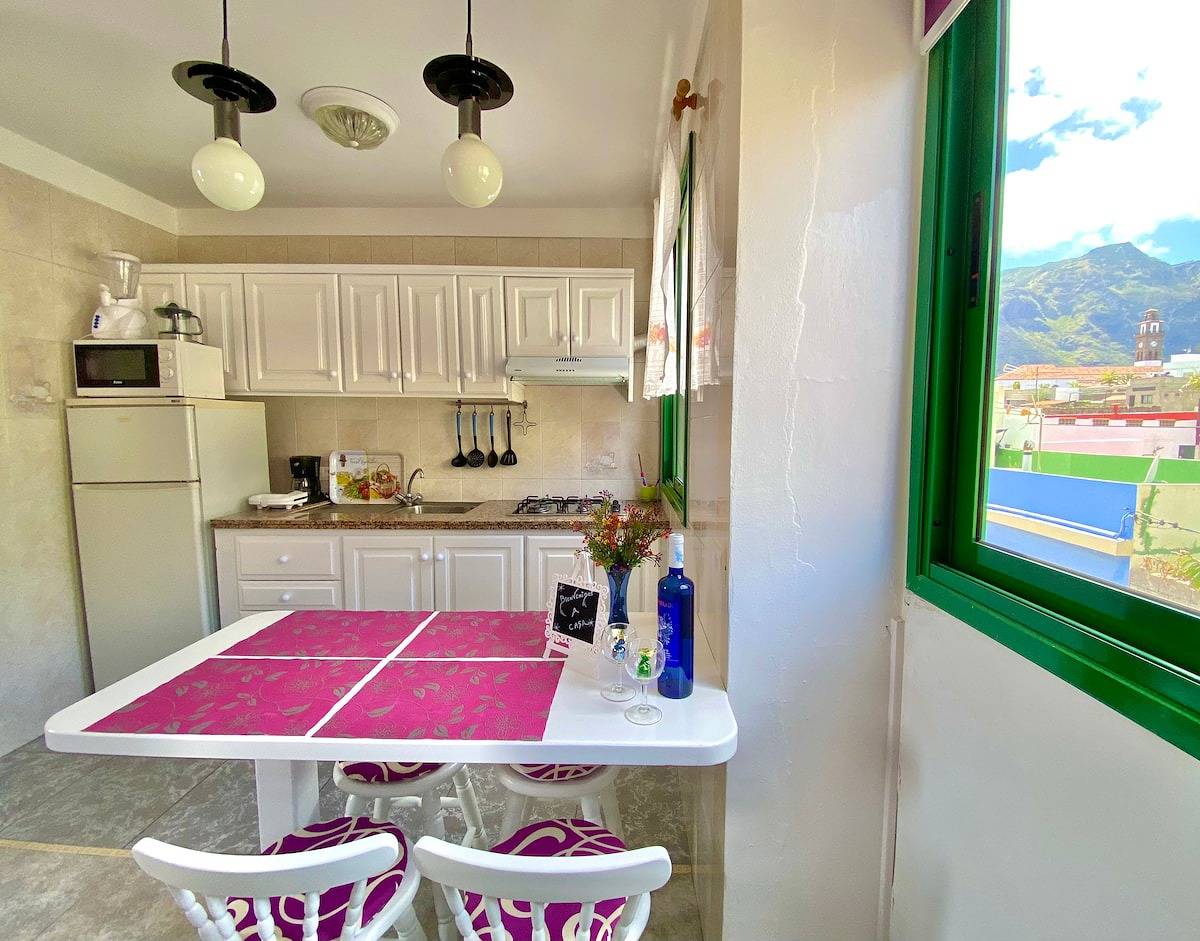 Ganze Wohnung, Ferienwohnung für 3 Personen mit Terrasse in Buenavista del Norte, Teneriffa Nord